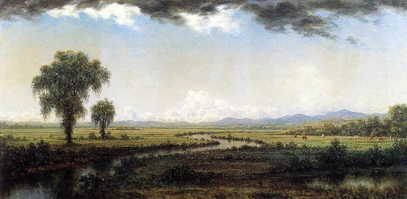 Martin Johnson Heade Storm Clouds over the New Jersey Marshes